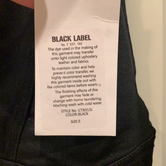 Black Jean jacket - Picture 4 of 4